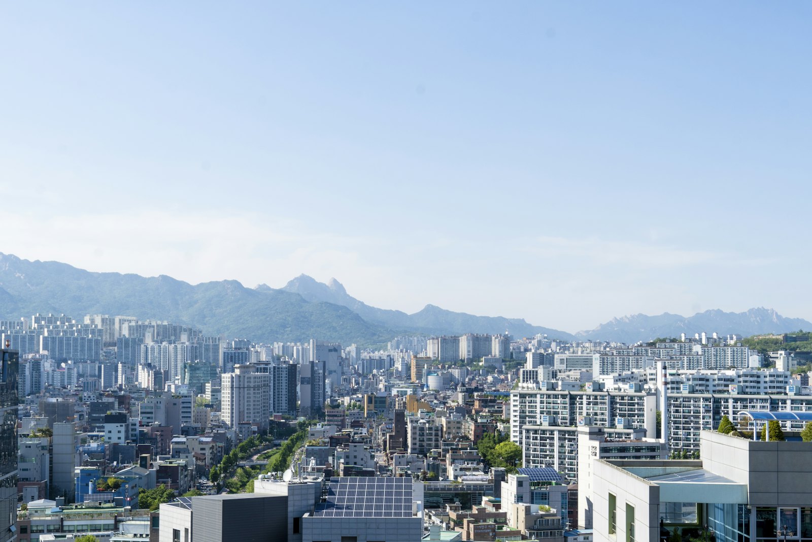 Seoul city skyline