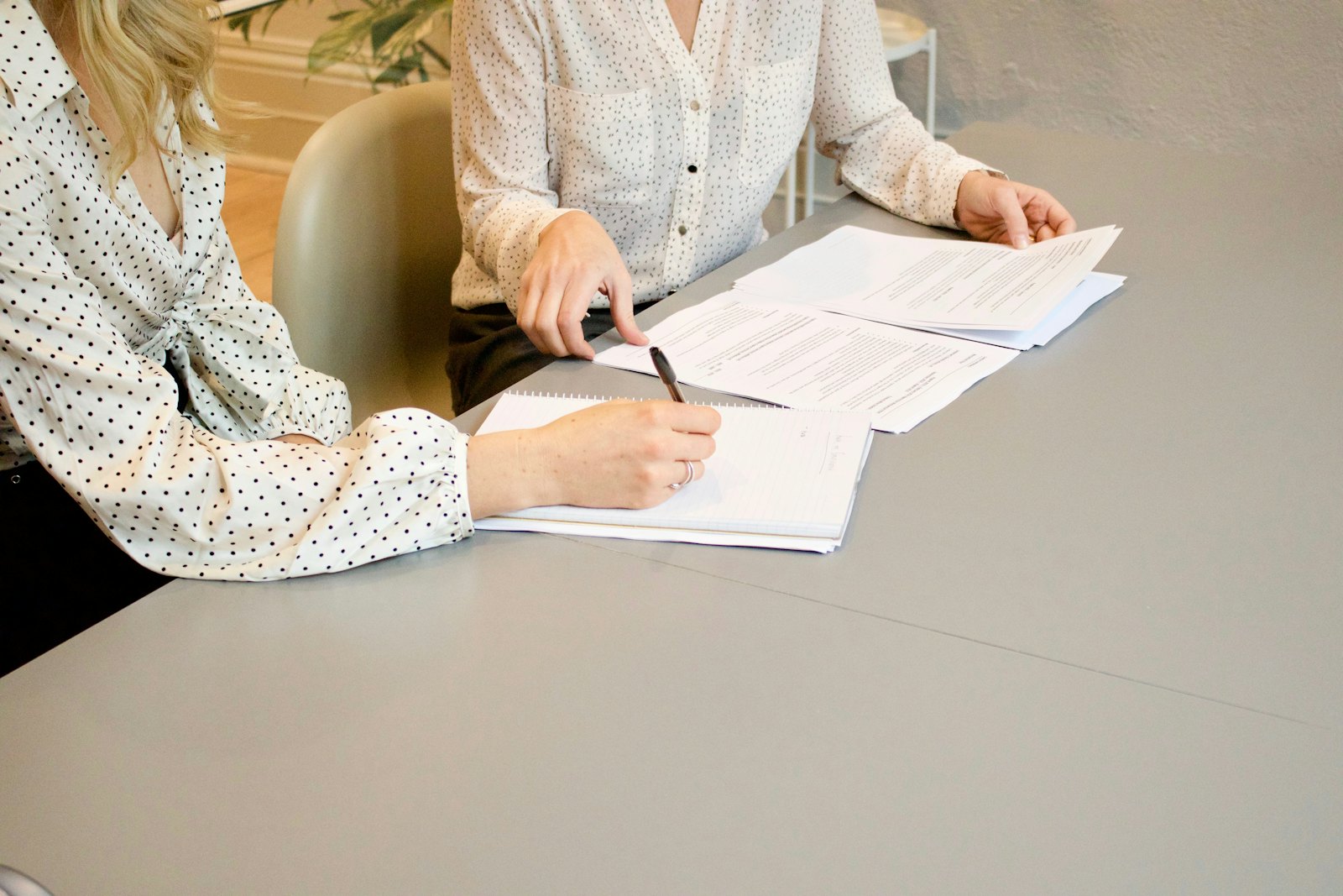 Signing a document